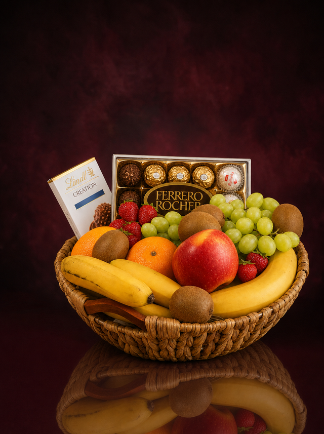 Fresh fruit gift hamper