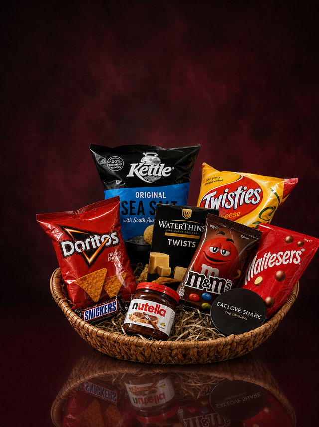 Gourmet food gift hamper
